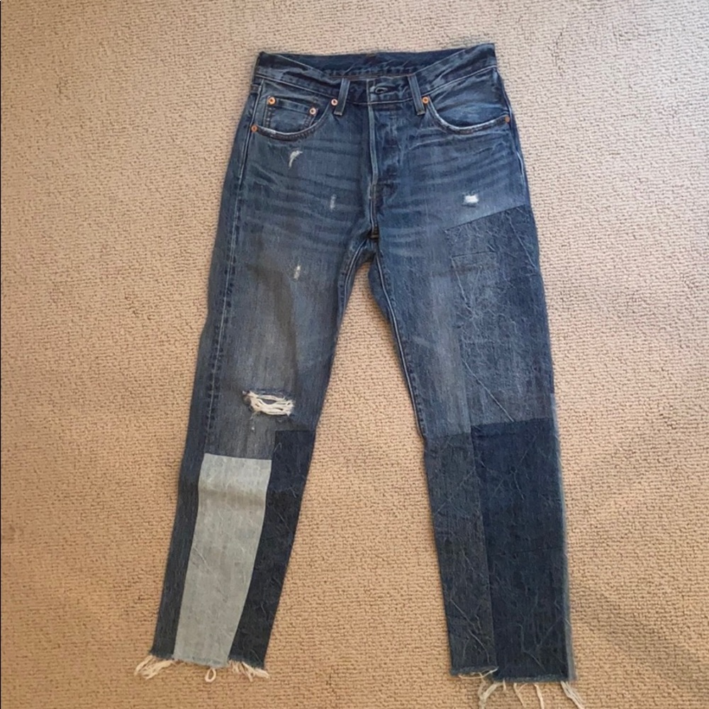Patchwork Levi Jeans Size 26